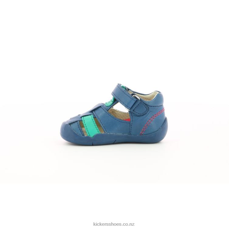 Kickers Kids Wasabou Blue Green NPZDR437