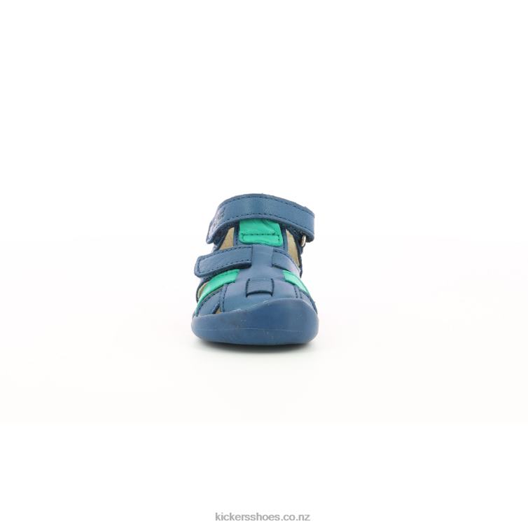 Kickers Kids Wasabou Blue Green NPZDR437