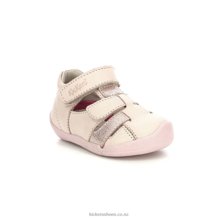 Kickers Kids Wasabou Light Pink Metallized NPZDR457