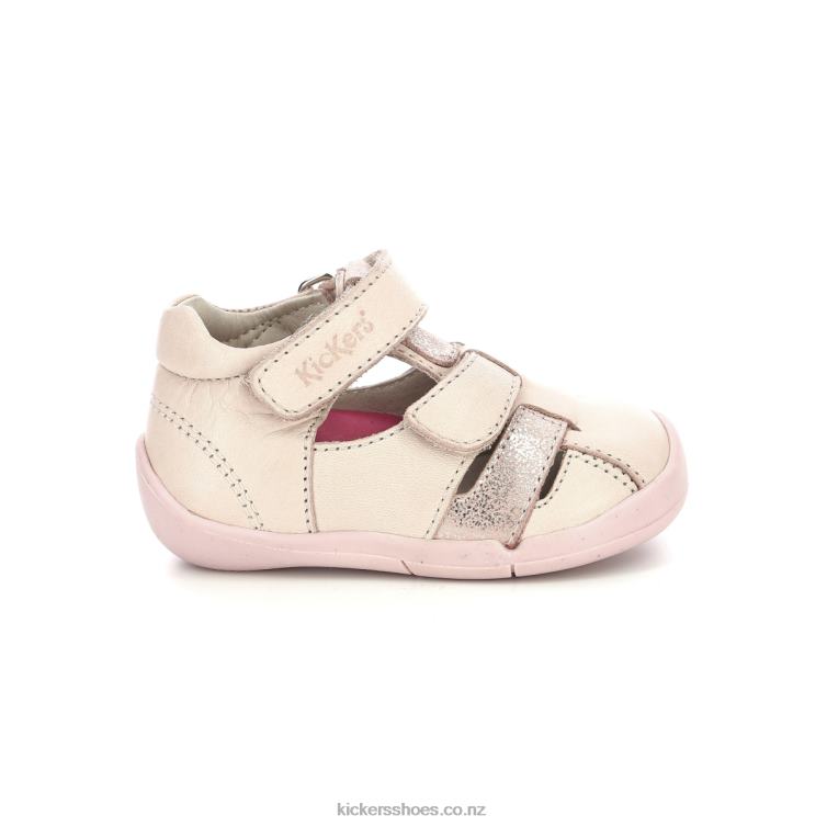 Kickers Kids Wasabou Light Pink Metallized NPZDR457