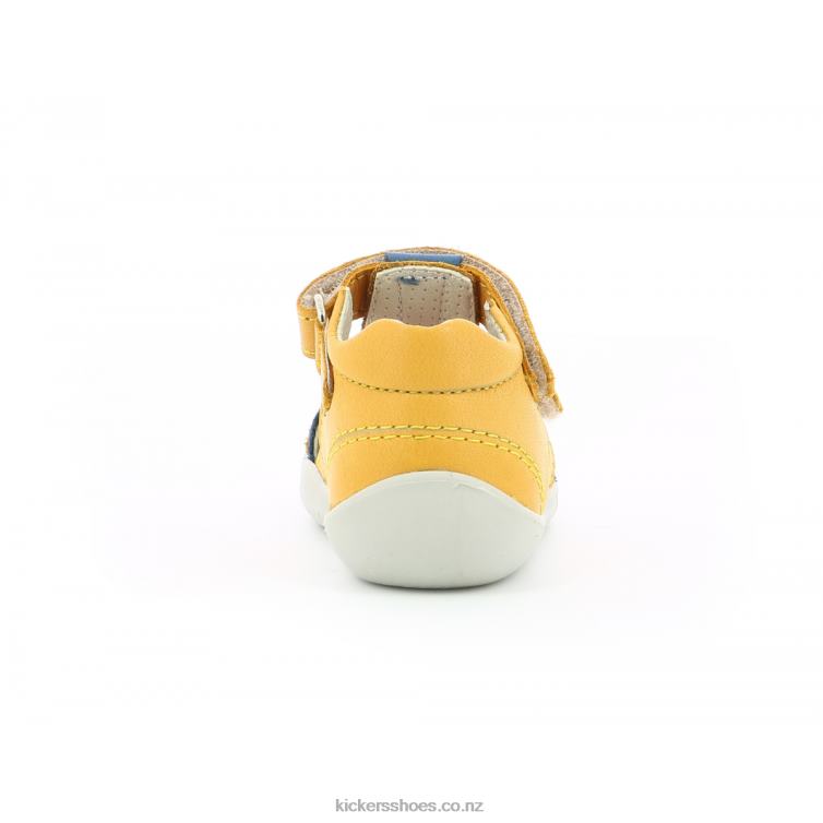 Kickers Kids Wasabou Yellow Blue NPZDR438