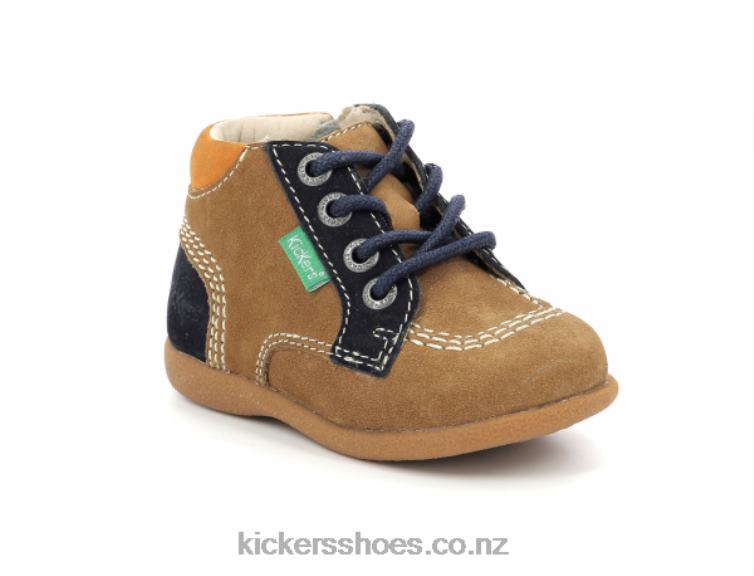 Kickers Kids Babystan Zip Camel NPZDR925