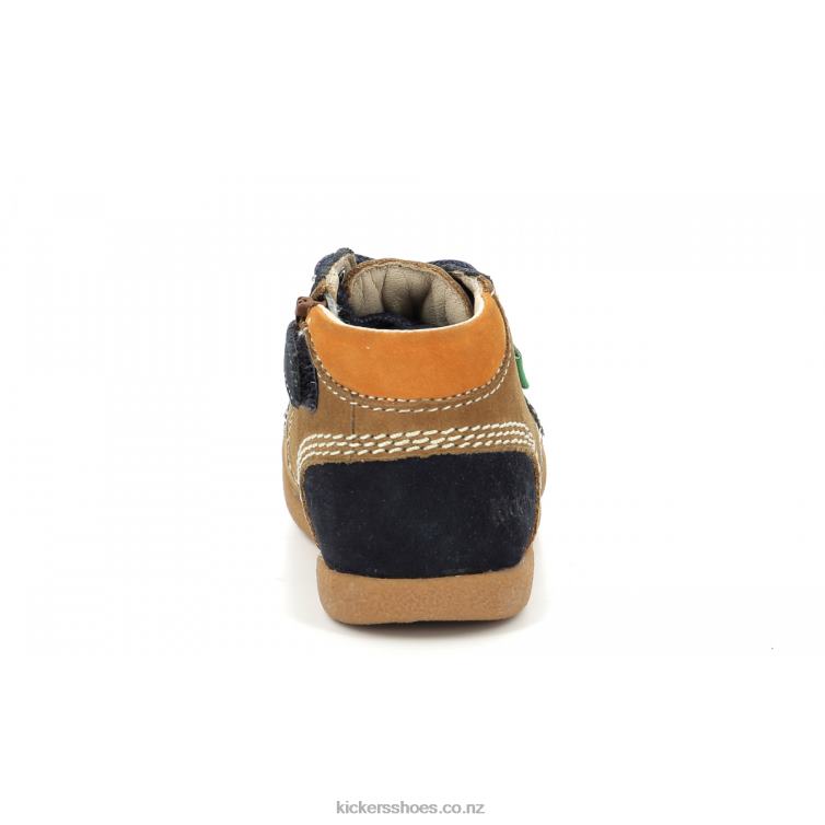 Kickers Kids Babystan Zip Camel NPZDR925