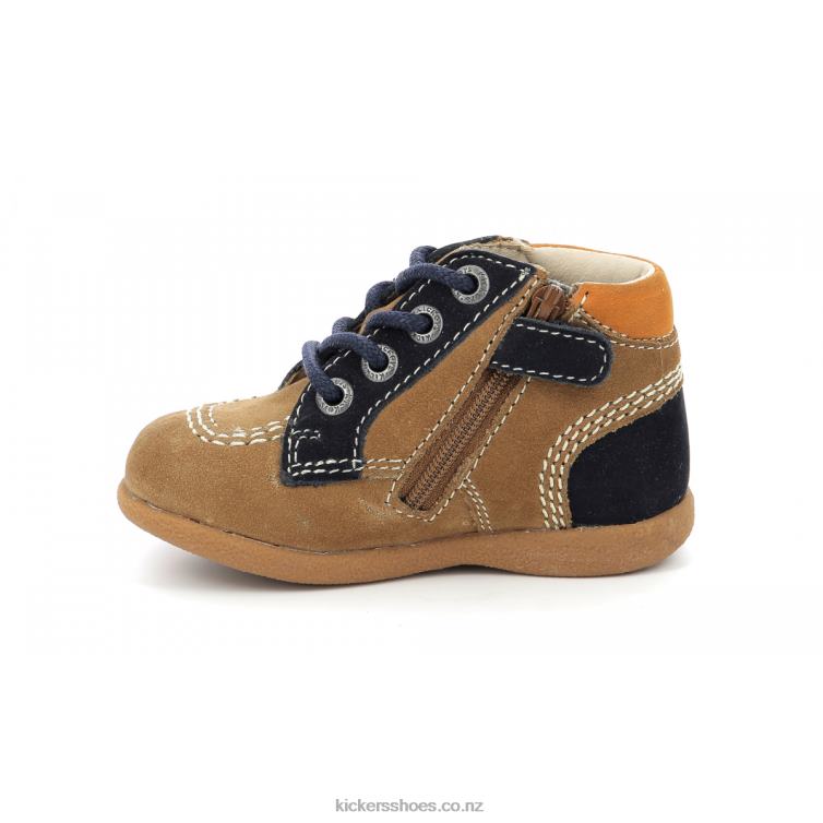 Kickers Kids Babystan Zip Camel NPZDR925