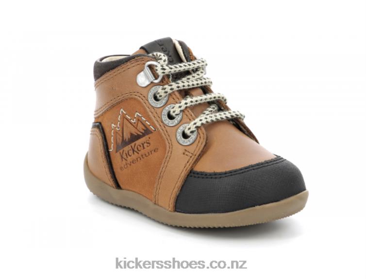 Kickers Kids Bins Mountain Camel Brown NPZDR796