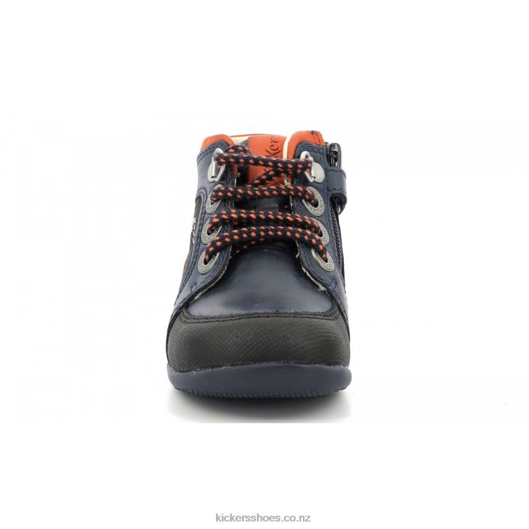 Kickers Kids Bins Mountain Navy Orange NPZDR795