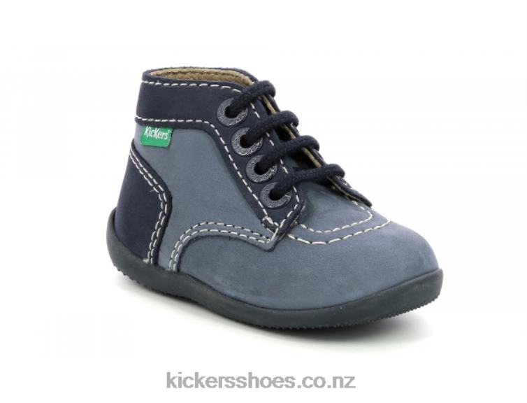 Kickers Kids Bonbon-2 Denim Blue NPZDR852