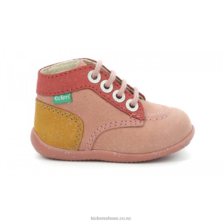 Kickers Kids Bonbon-2 Pink Red Yellow NPZDR810