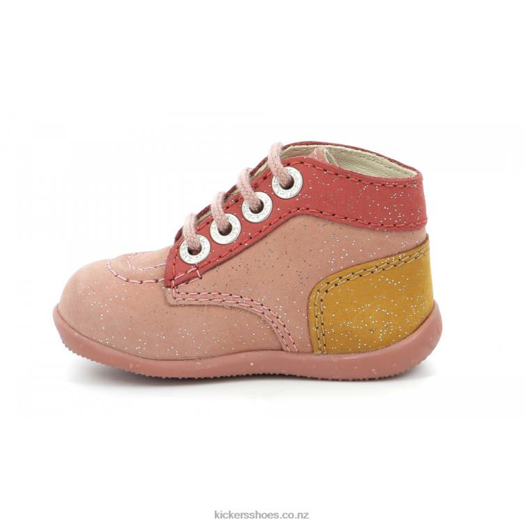 Kickers Kids Bonbon-2 Pink Red Yellow NPZDR810