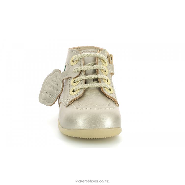 Kickers Kids Bonzip-2 Gold NPZDR883
