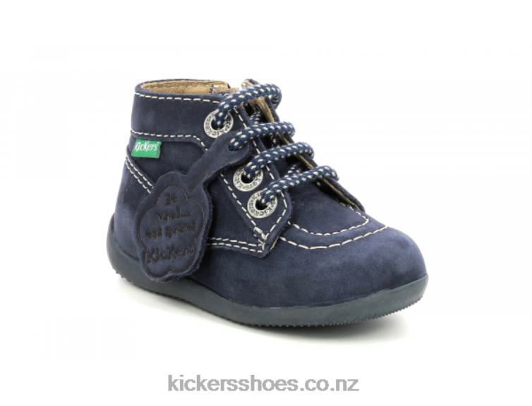 Kickers Kids Bonzip-2 Navy NPZDR858