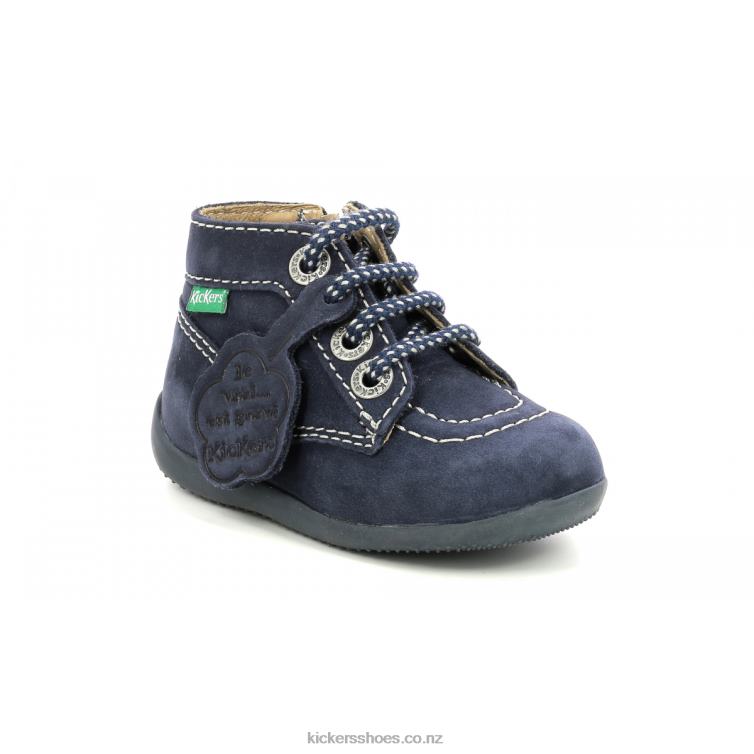 Kickers Kids Bonzip-2 Navy NPZDR858