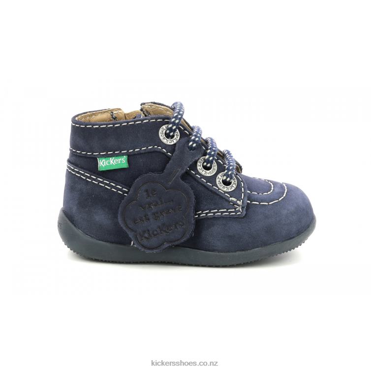 Kickers Kids Bonzip-2 Navy NPZDR858