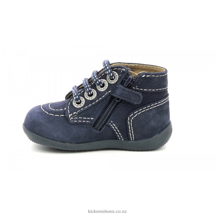 Kickers Kids Bonzip-2 Navy NPZDR858