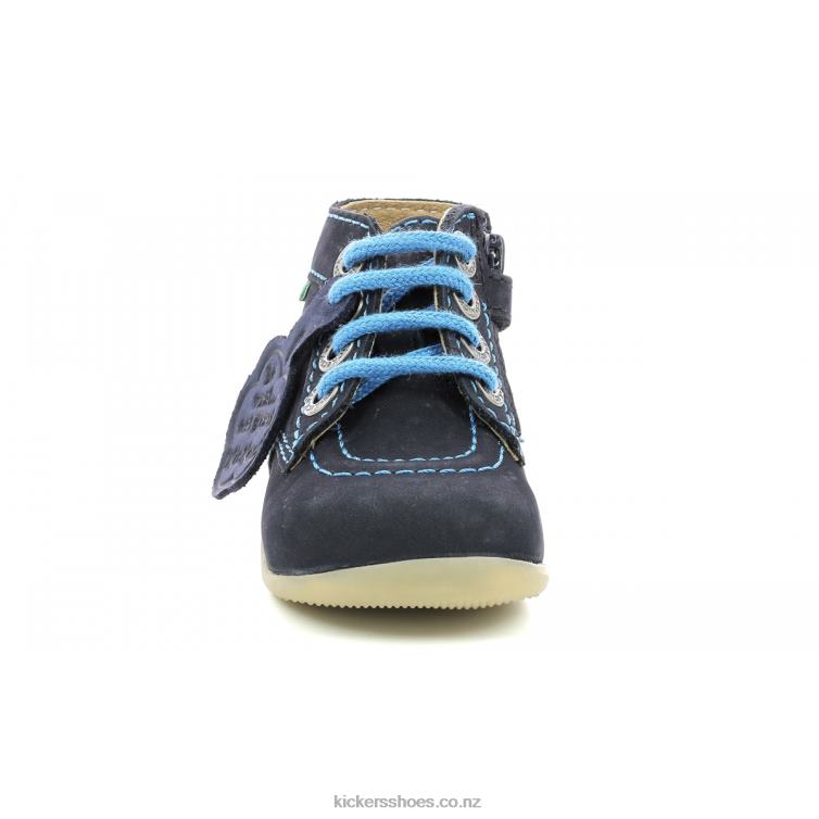 Kickers Kids Bonzip-2 Navy Other NPZDR860