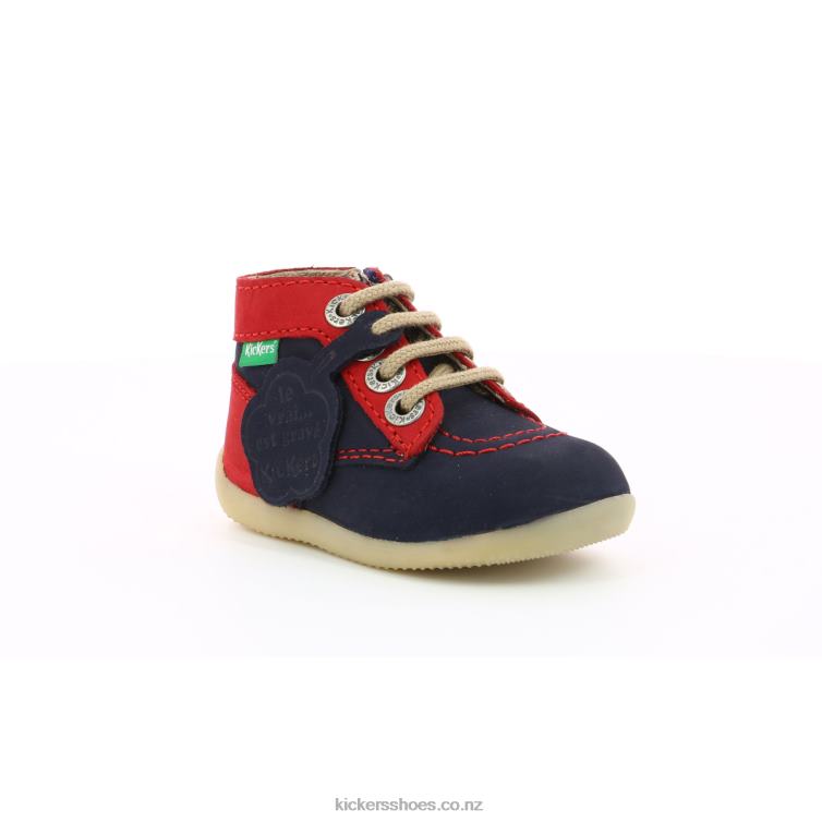 Kickers Kids Bonzip-2 Navy Other NPZDR899