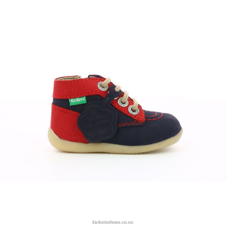 Kickers Kids Bonzip-2 Navy Other NPZDR899