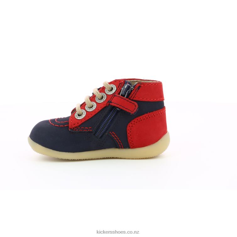 Kickers Kids Bonzip-2 Navy Other NPZDR899