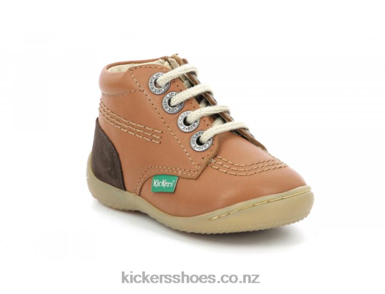 Kickers Kids Gazip Camel Brown NPZDR850