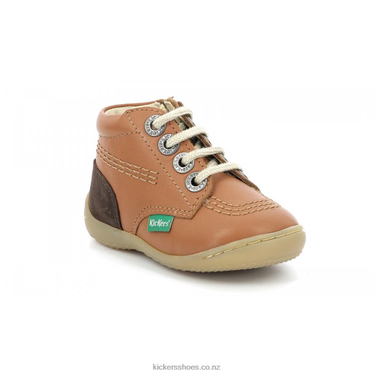Kickers Kids Gazip Camel Brown NPZDR850