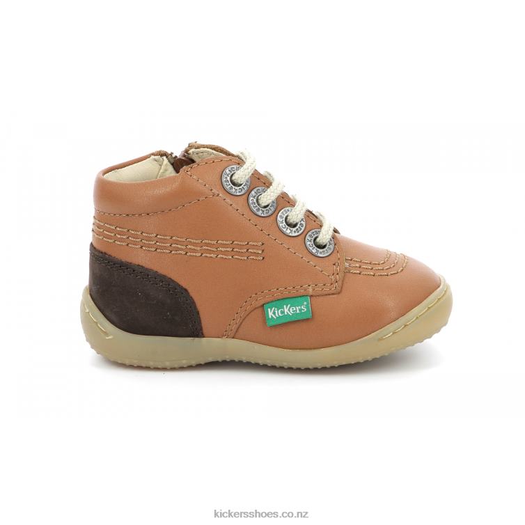 Kickers Kids Gazip Camel Brown NPZDR850