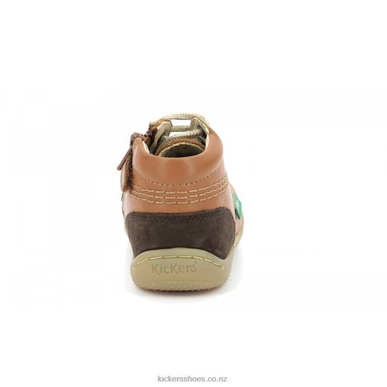 Kickers Kids Gazip Camel Brown NPZDR850