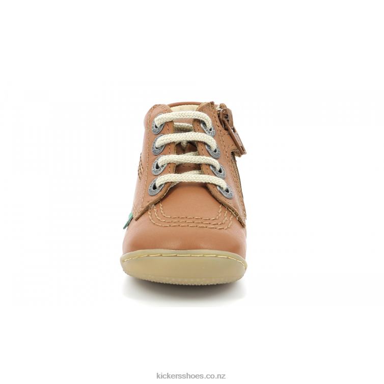 Kickers Kids Gazip Camel Brown NPZDR850