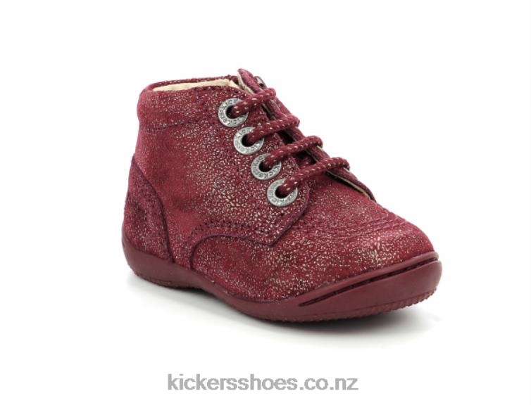 Kickers Kids Gulyflow Burgundy Metallized NPZDR895
