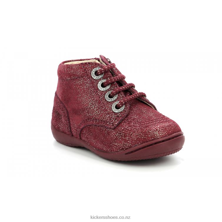 Kickers Kids Gulyflow Burgundy Metallized NPZDR895