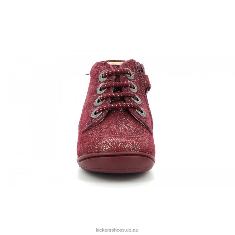 Kickers Kids Gulyflow Burgundy Metallized NPZDR895