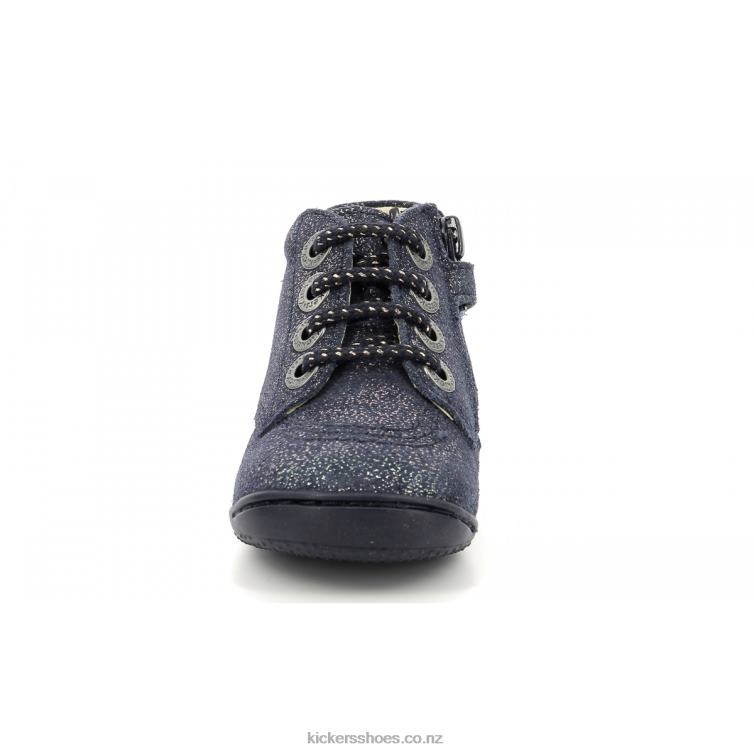 Kickers Kids Gulyflow Navy Metallized NPZDR894
