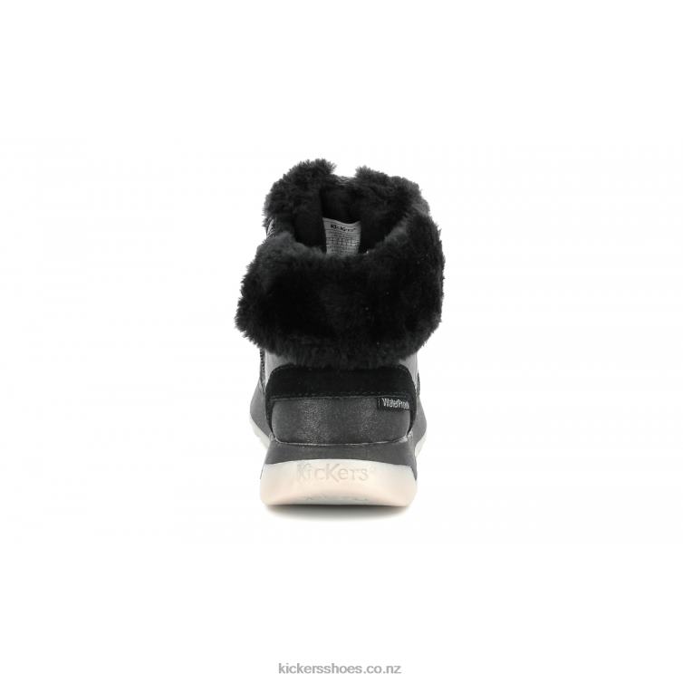 Kickers Kids Kickfluffy Black NPZDR857