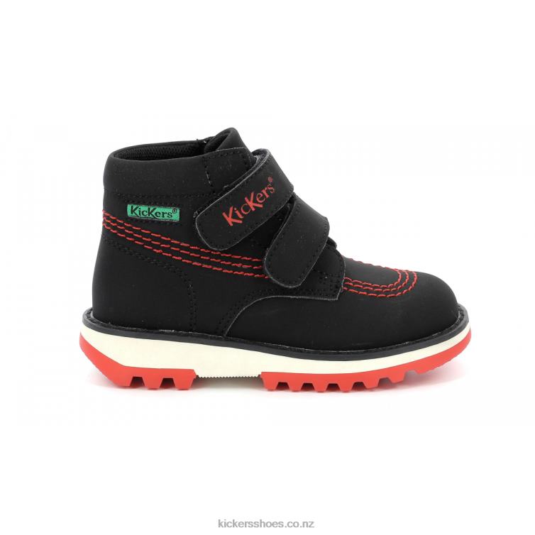 Kickers Kids Kickfun Shiny Black NPZDR811