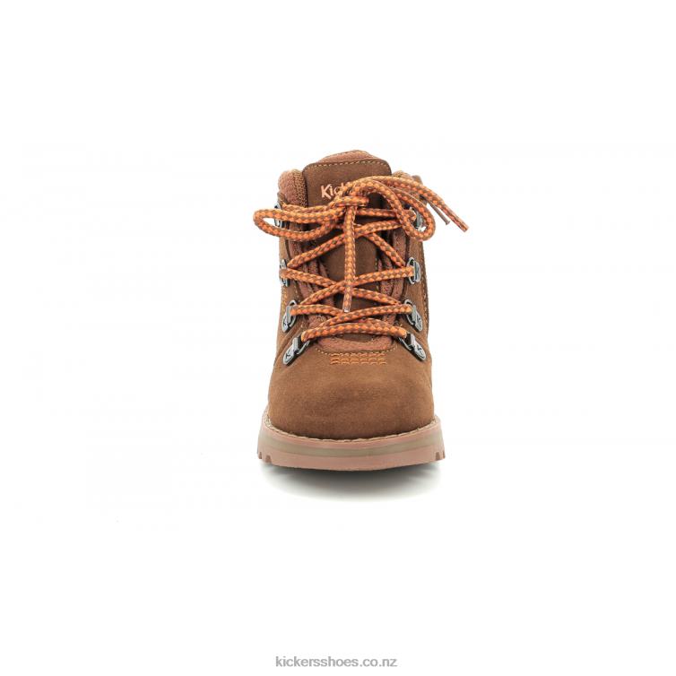 Kickers Kids Kicknature Brown Orange NPZDR816