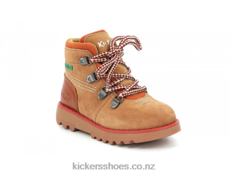 Kickers Kids Kicknature Camel NPZDR817