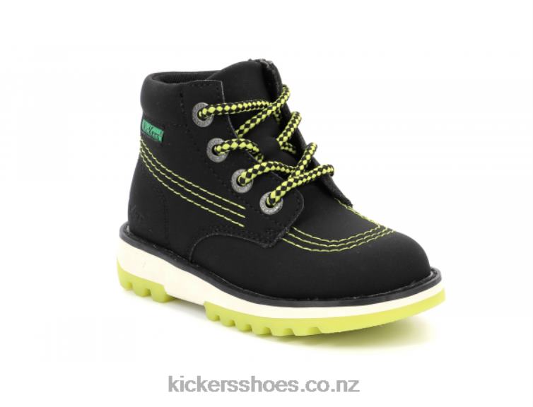 Kickers Kids Kickrally20 Black NPZDR821