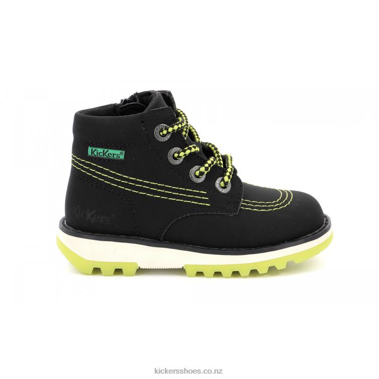 Kickers Kids Kickrally20 Black NPZDR821