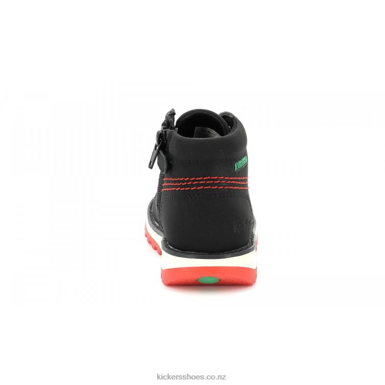 Kickers Kids Kickrally20 Shiny Black NPZDR818