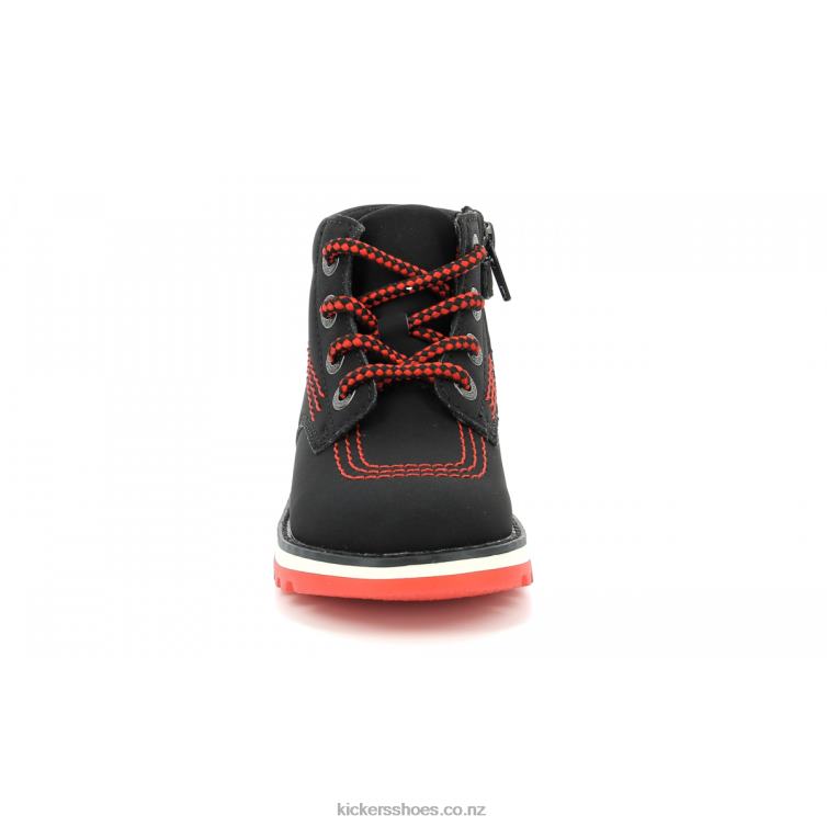 Kickers Kids Kickrally20 Shiny Black NPZDR818