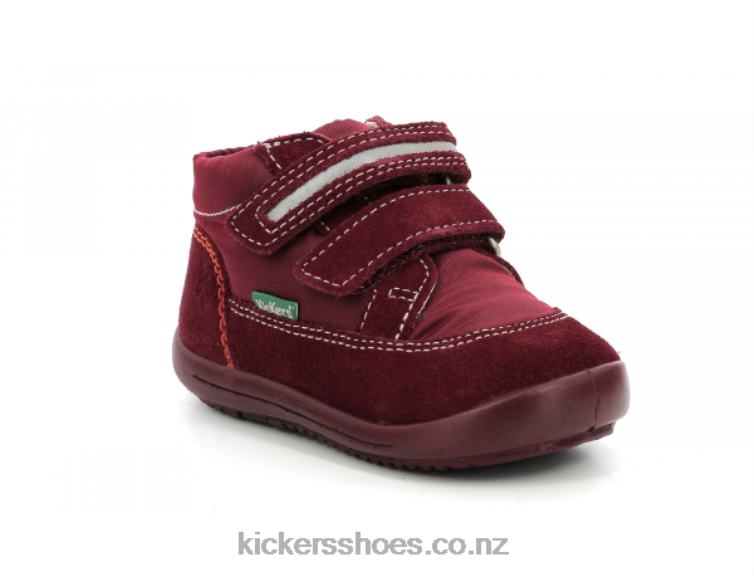 Kickers Kids Kikood Burgundy NPZDR876