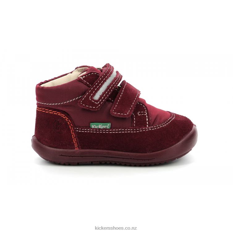 Kickers Kids Kikood Burgundy NPZDR876