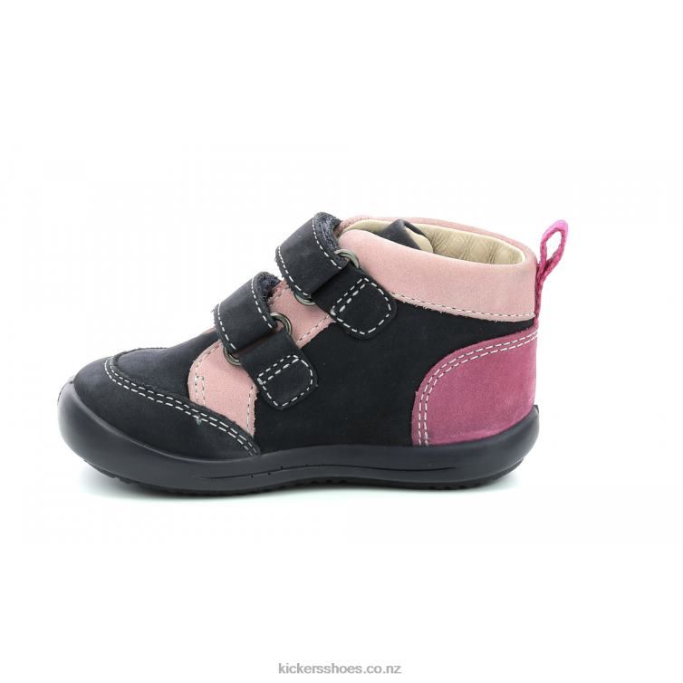 Kickers Kids Kinop Navy Pink Tricolor NPZDR927