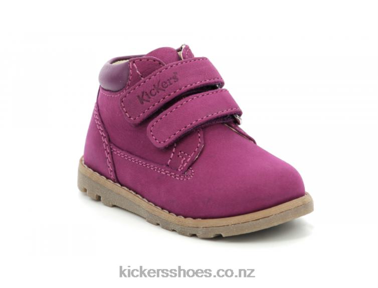 Kickers Kids Nogankro Plum NPZDR882
