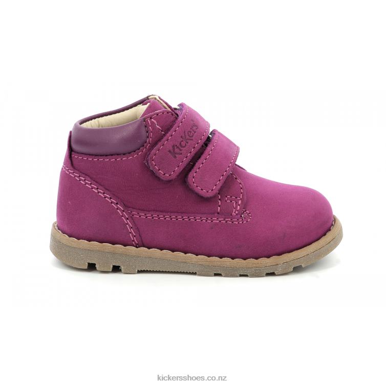 Kickers Kids Nogankro Plum NPZDR882