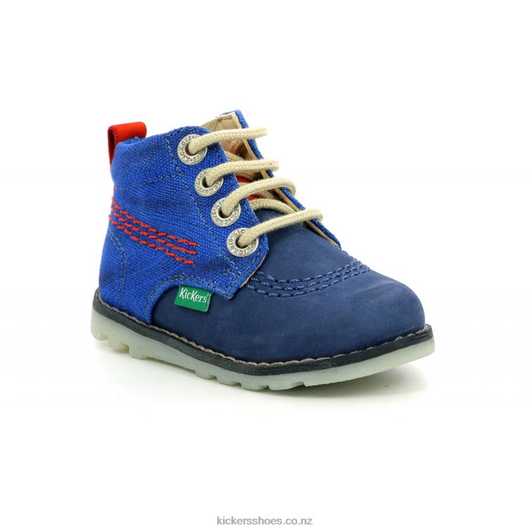 Kickers Kids Nononeo Blue Red NPZDR864