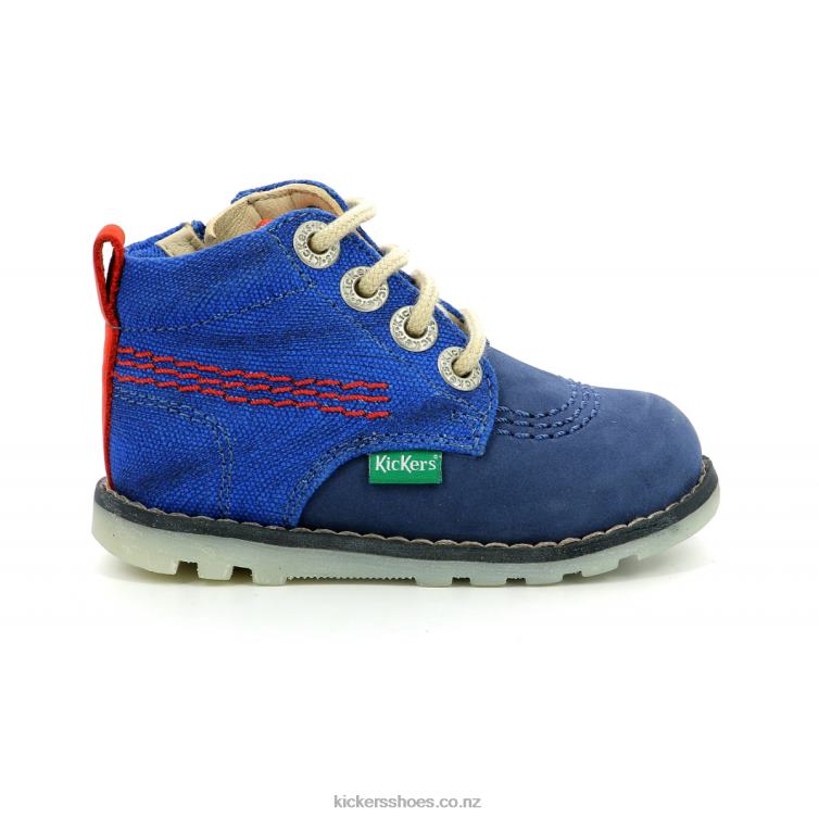 Kickers Kids Nononeo Blue Red NPZDR864