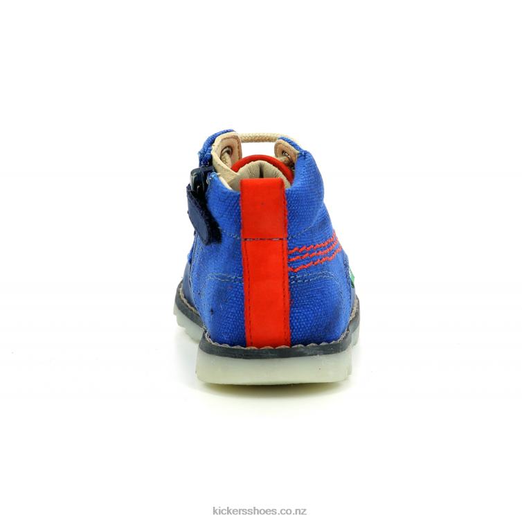 Kickers Kids Nononeo Blue Red NPZDR864