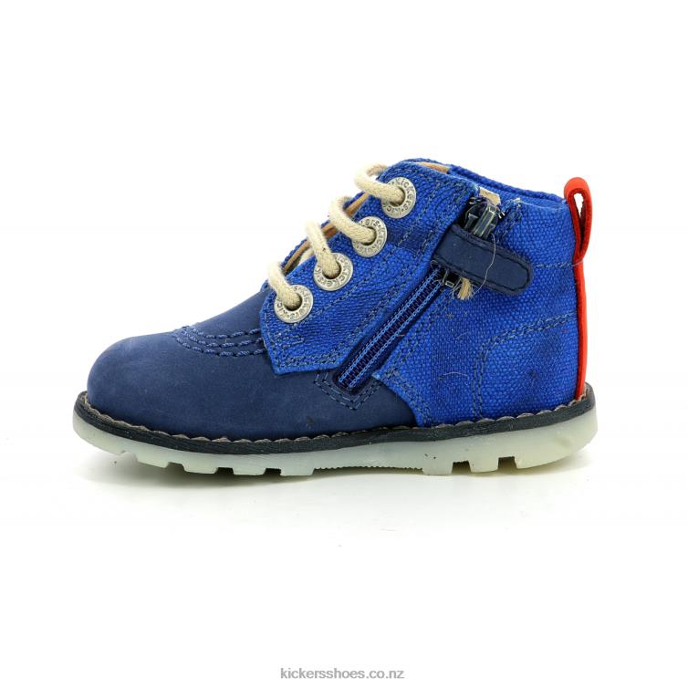 Kickers Kids Nononeo Blue Red NPZDR864