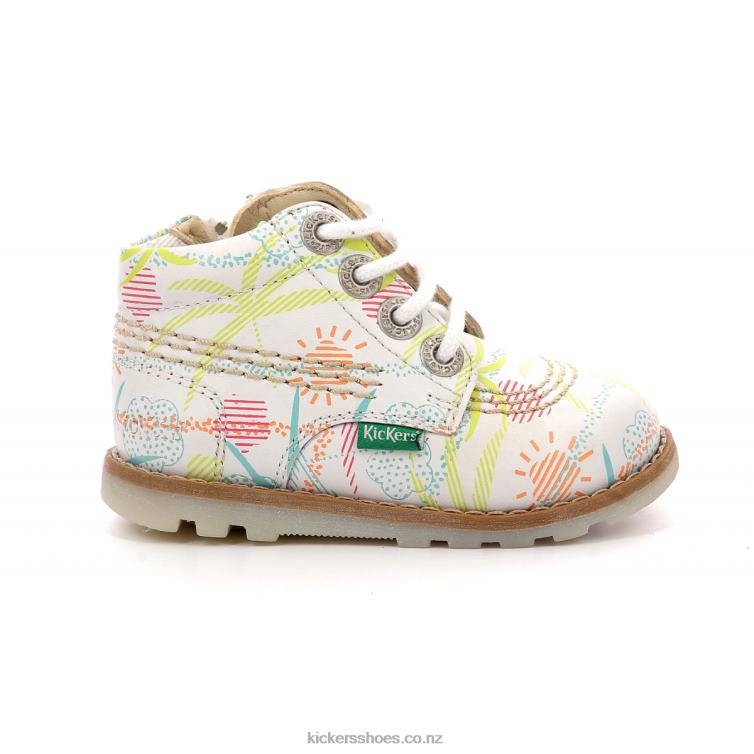 Kickers Kids Nononeo White Sunshine NPZDR865