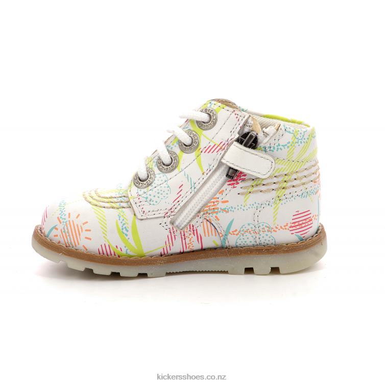 Kickers Kids Nononeo White Sunshine NPZDR865